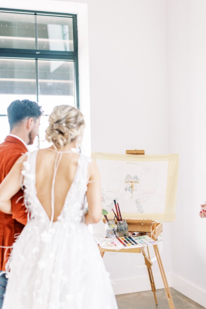 fall in love with your wedding in italy all over again with a painting